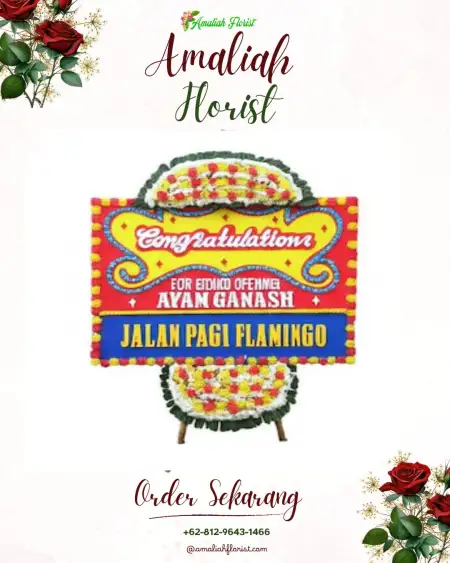 Sewa Papan Bunga Rancahan